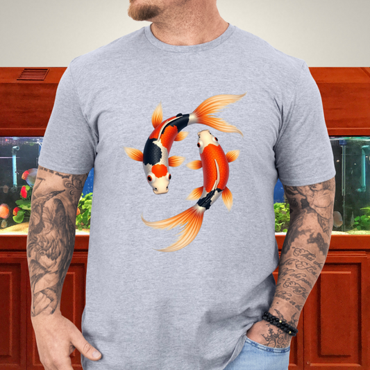 Japanese Koi Fish Harmony Shirt – Aquatic Symbolism