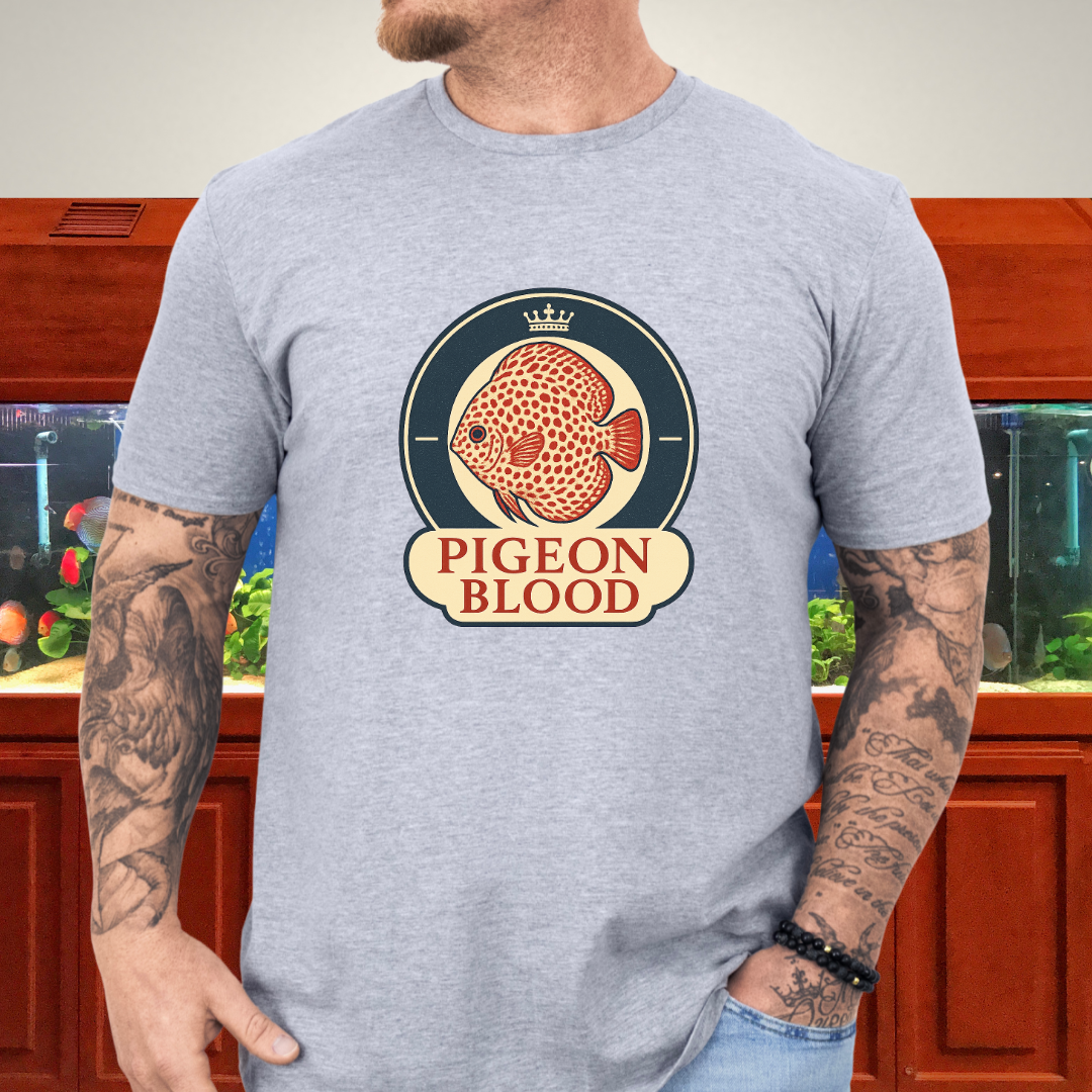 Vintage Pigeon Blood Discus Crown Crest Shirt