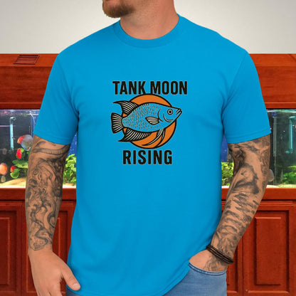 Tank Moon Rising Tee – Retro Moonlight Gourami Emblem