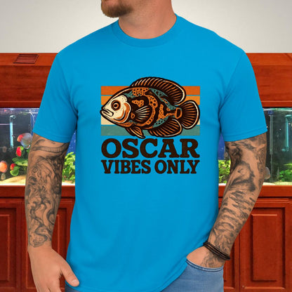 Retro Oscar Cichlid T-Shirt – 70s Groovy Fish Vibes-T-Shirt-Fish &amp; Friends Tees