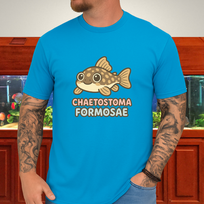 Rubber Lip Pleco Tee – Kawaii Catfish Bubble Letter Design