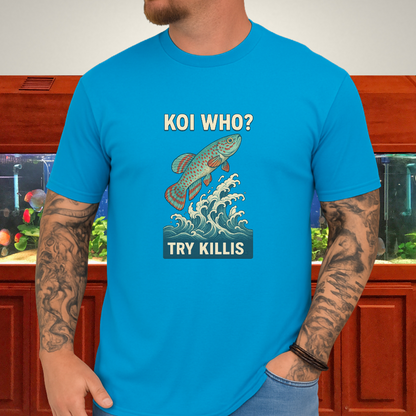 Koi Who? Try Killis Tee – Gardneri Killifish Ukiyo-e Style