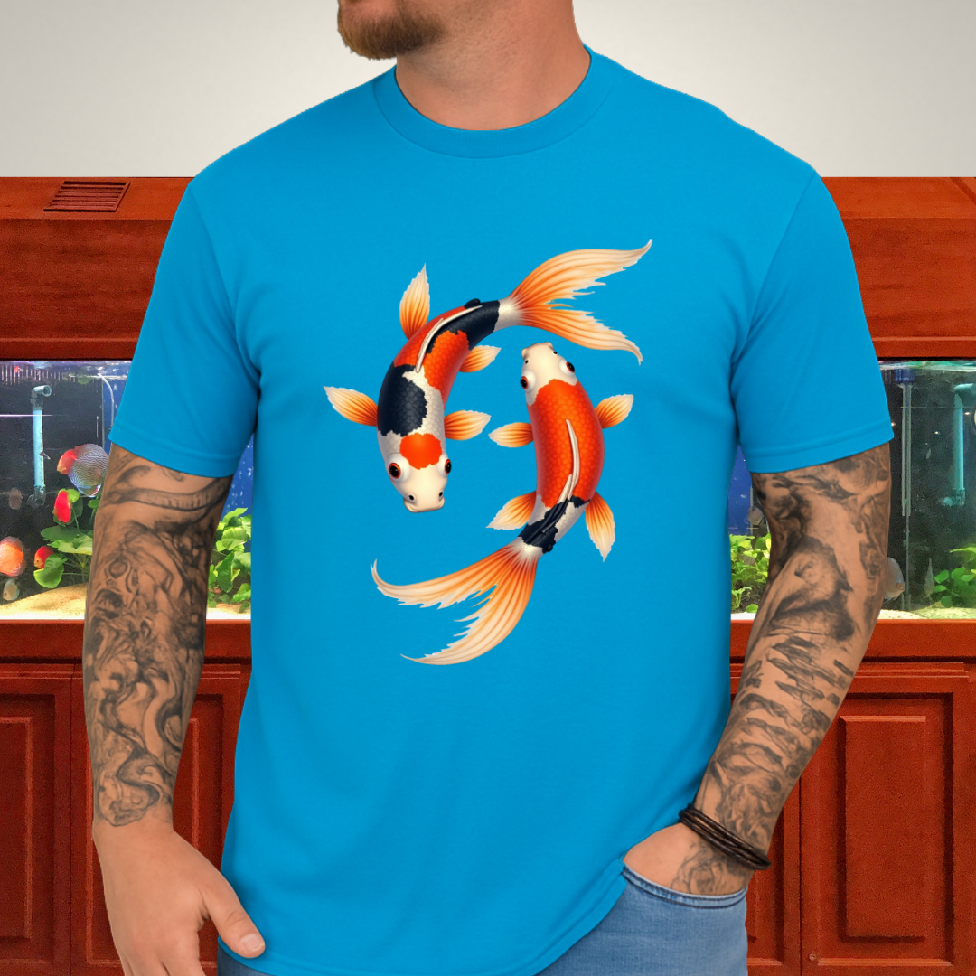 Japanese Koi Fish Harmony Shirt – Aquatic Symbolism
