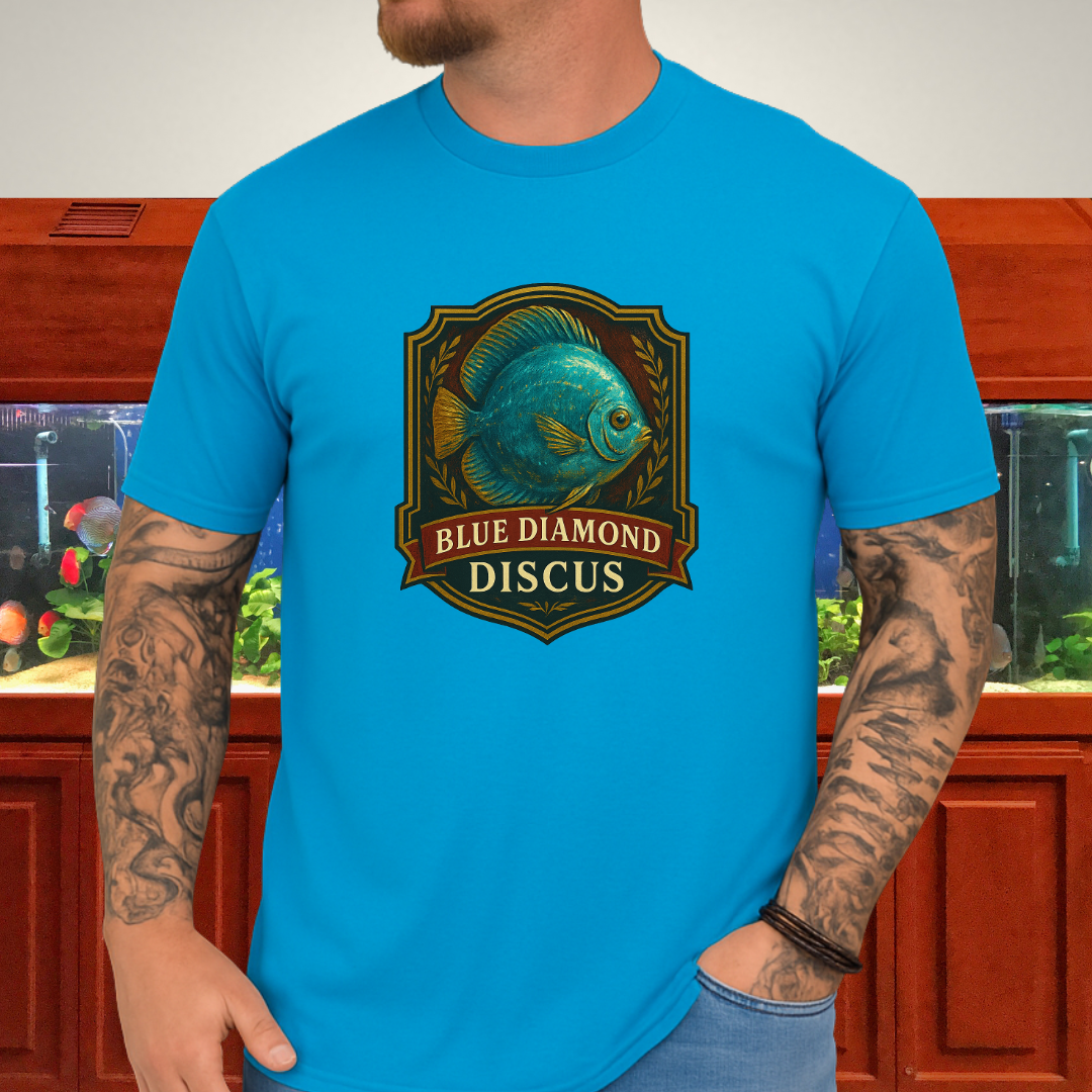 Blue Diamond Discus Retro Crest T-Shirt