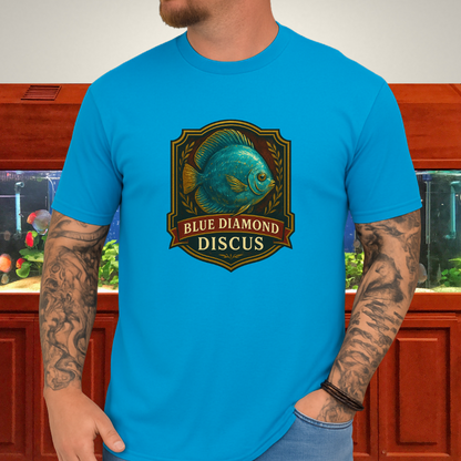 Blue Diamond Discus Retro Crest T-Shirt