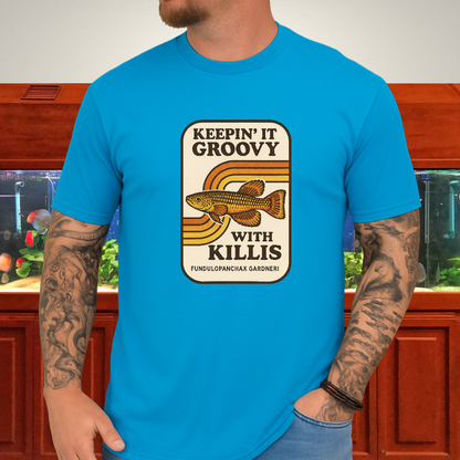 Keepin’ it Groovy Tee – Gardneri Killifish Retro Design