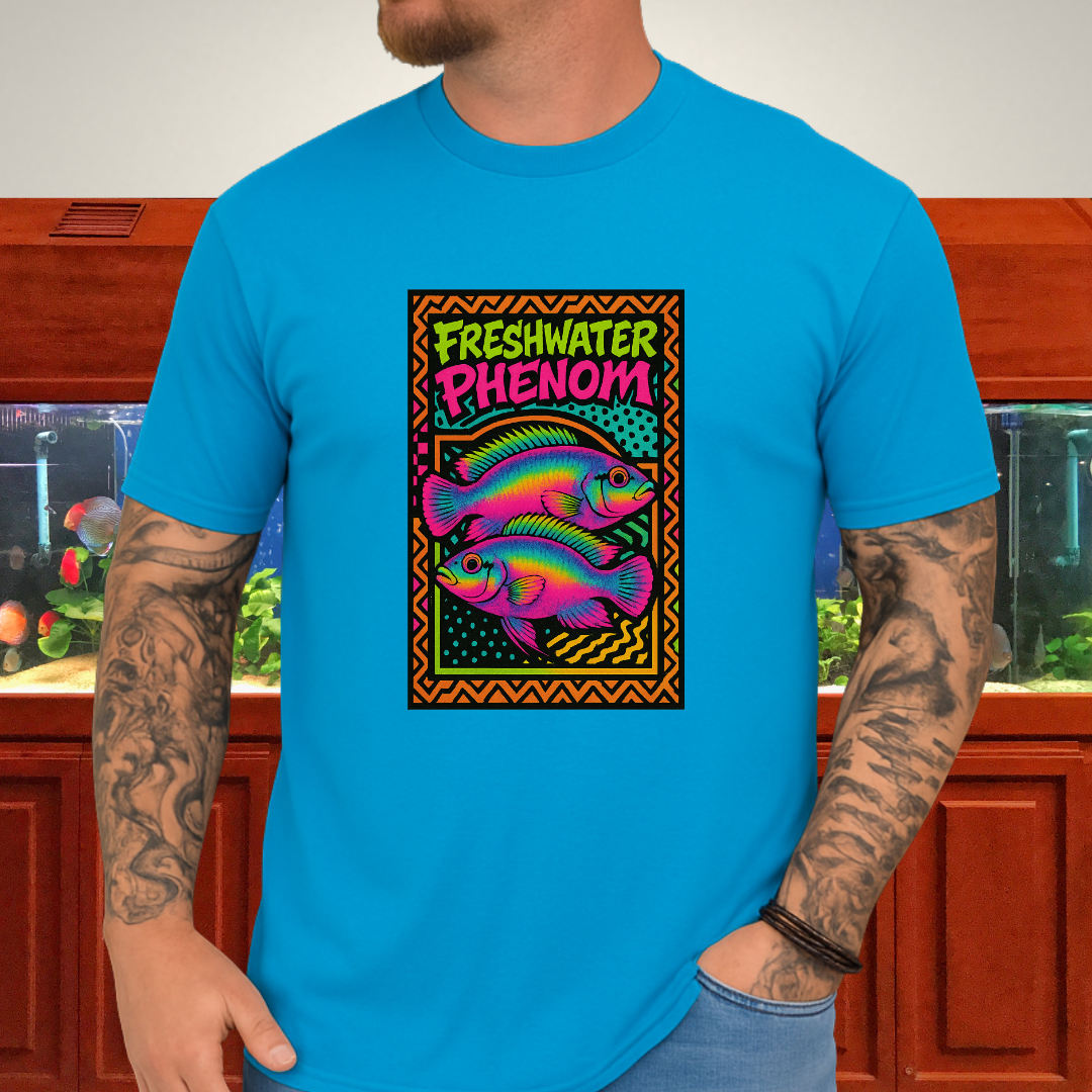 Freshwater Phenom Tee – Neon 90s Kribensis Design