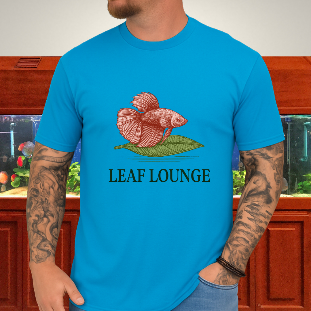 Leaf Rest Betta Tee – Floating Betta Fish Design