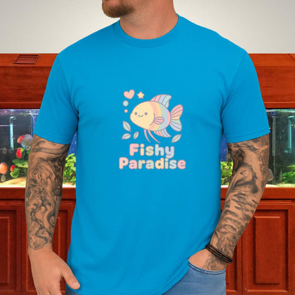 Fishy Paradise Tee – Kawaii Rainbow Paradise Fish Design