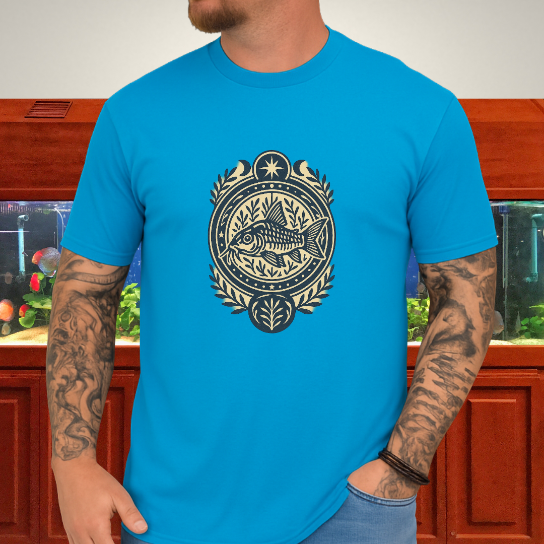 Mystic Bronze Cory Tee – Mandala Spirit Aquarium Design