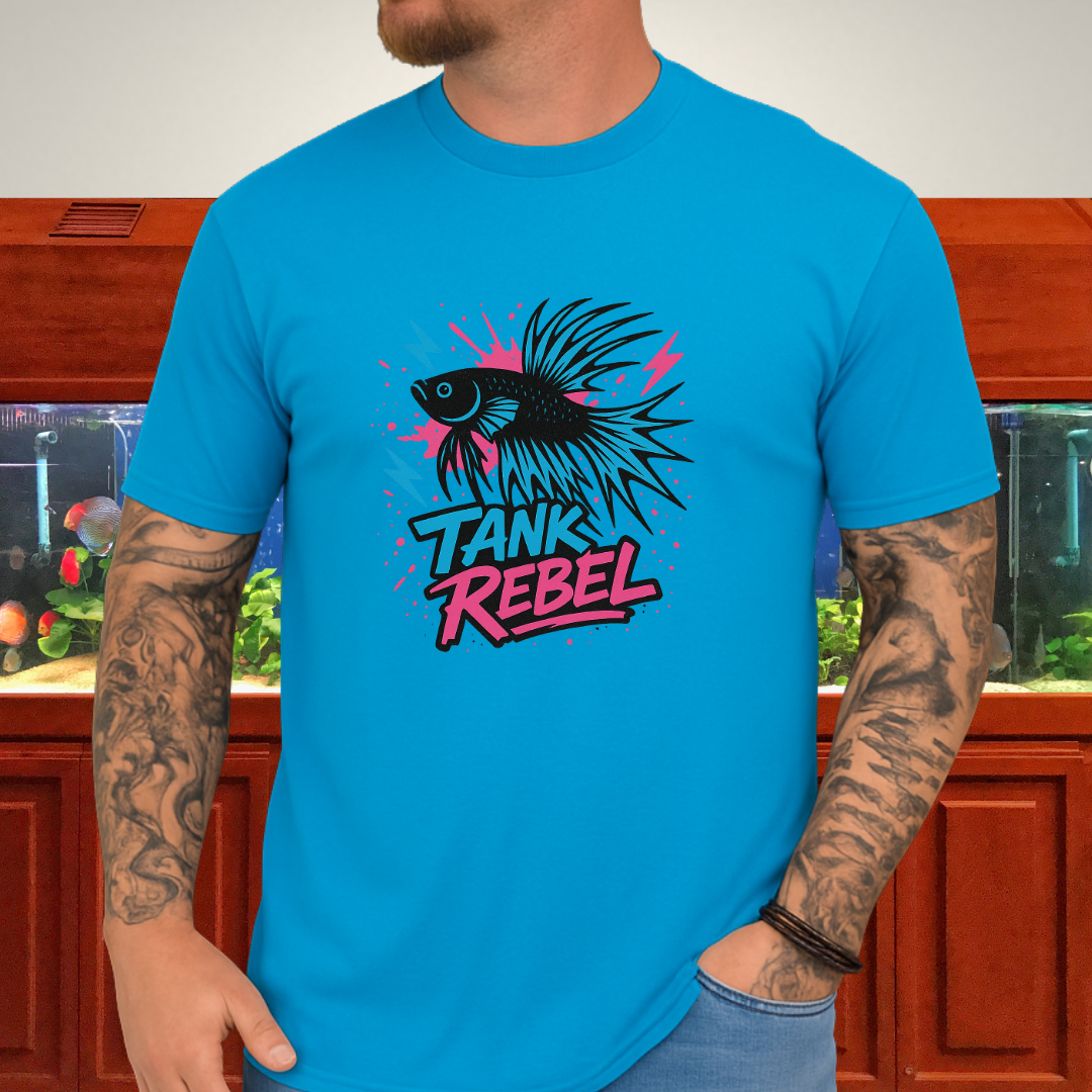 Tank Rebel Punk Betta Fish T-Shirt