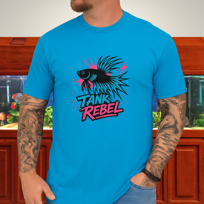 Tank Rebel Punk Betta Fish T-Shirt
