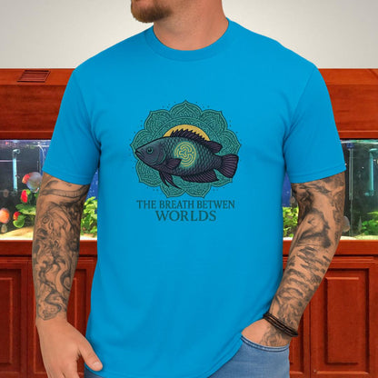 The Breath Between Worlds Tee – Spiritual Climbing Perch Design
