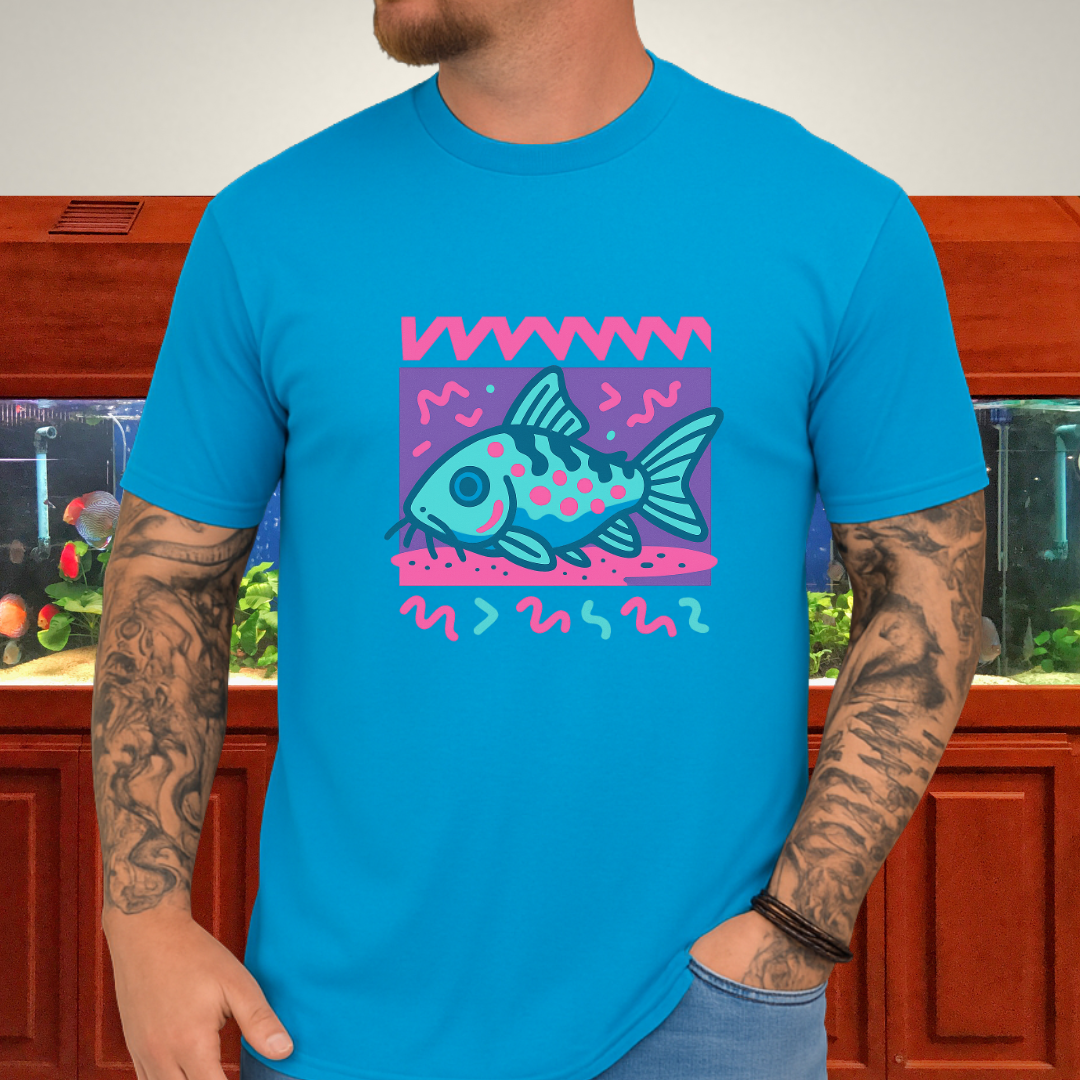 Peppered Cory Shirt – 90s Zig-Zag & Squiggle Style