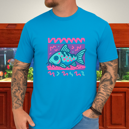 Peppered Cory Shirt – 90s Zig-Zag & Squiggle Style