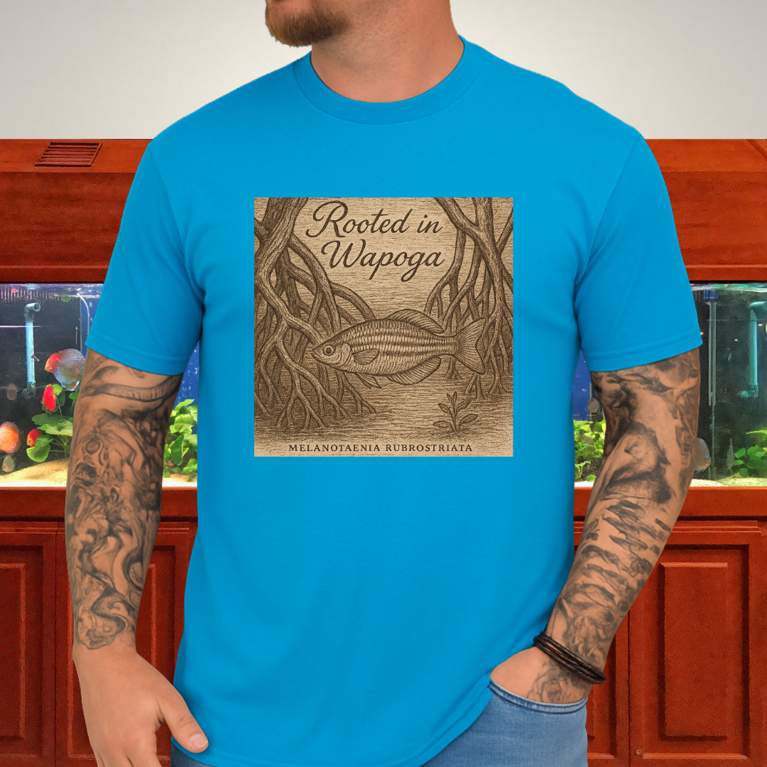 Wapoga Rainbowfish Shirt – Etched Driftwood & Mangrove Style