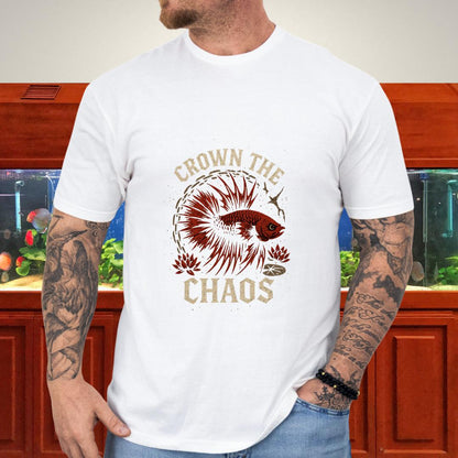 Crown the Chaos Crowntail Betta T-Shirt – Punk Fishkeeper Apparel-T-Shirt-Fish &amp; Friends Tees