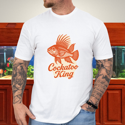 Cockatoo King Tee – Retro Apistogramma Letterpress Design