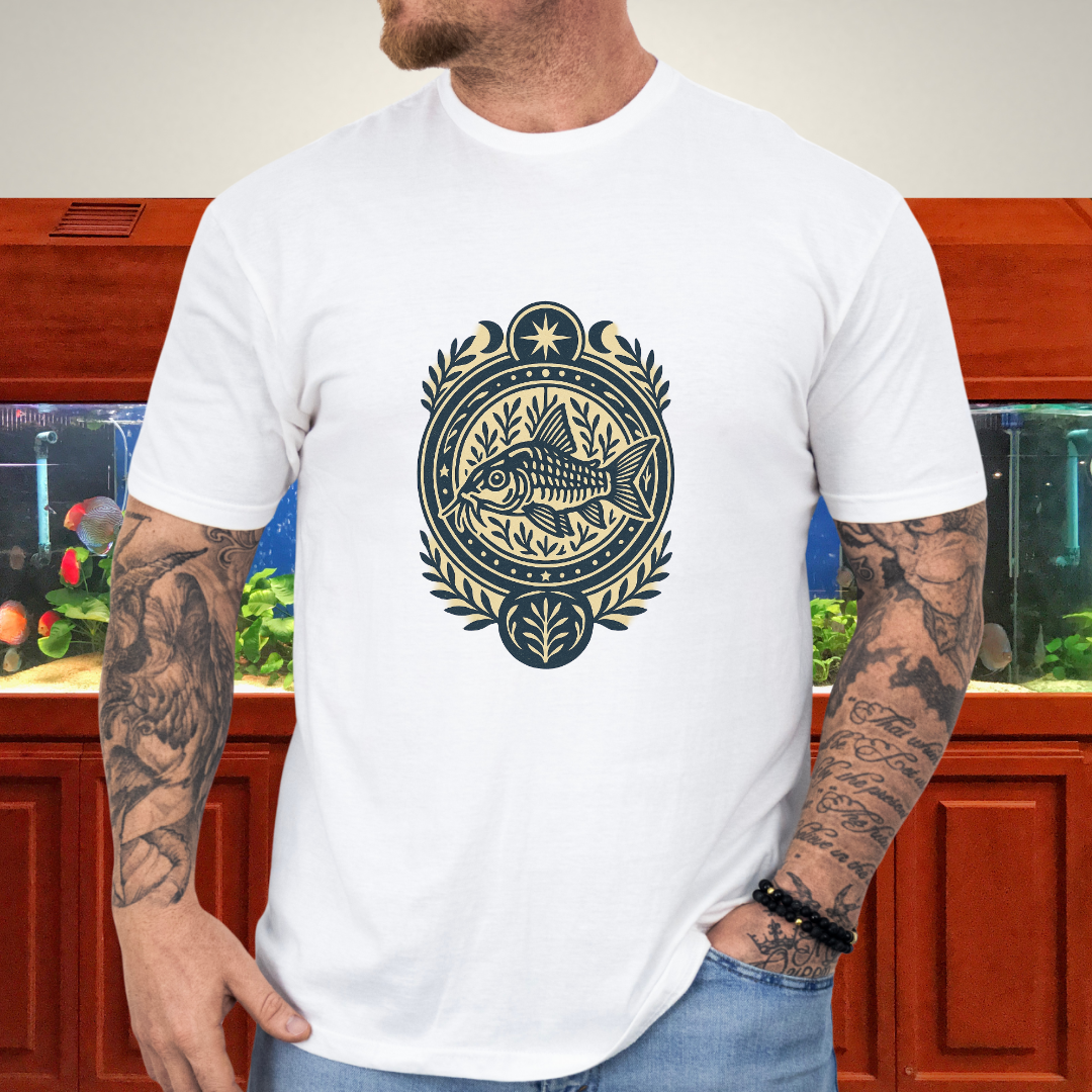 Mystic Bronze Cory Tee – Mandala Spirit Aquarium Design