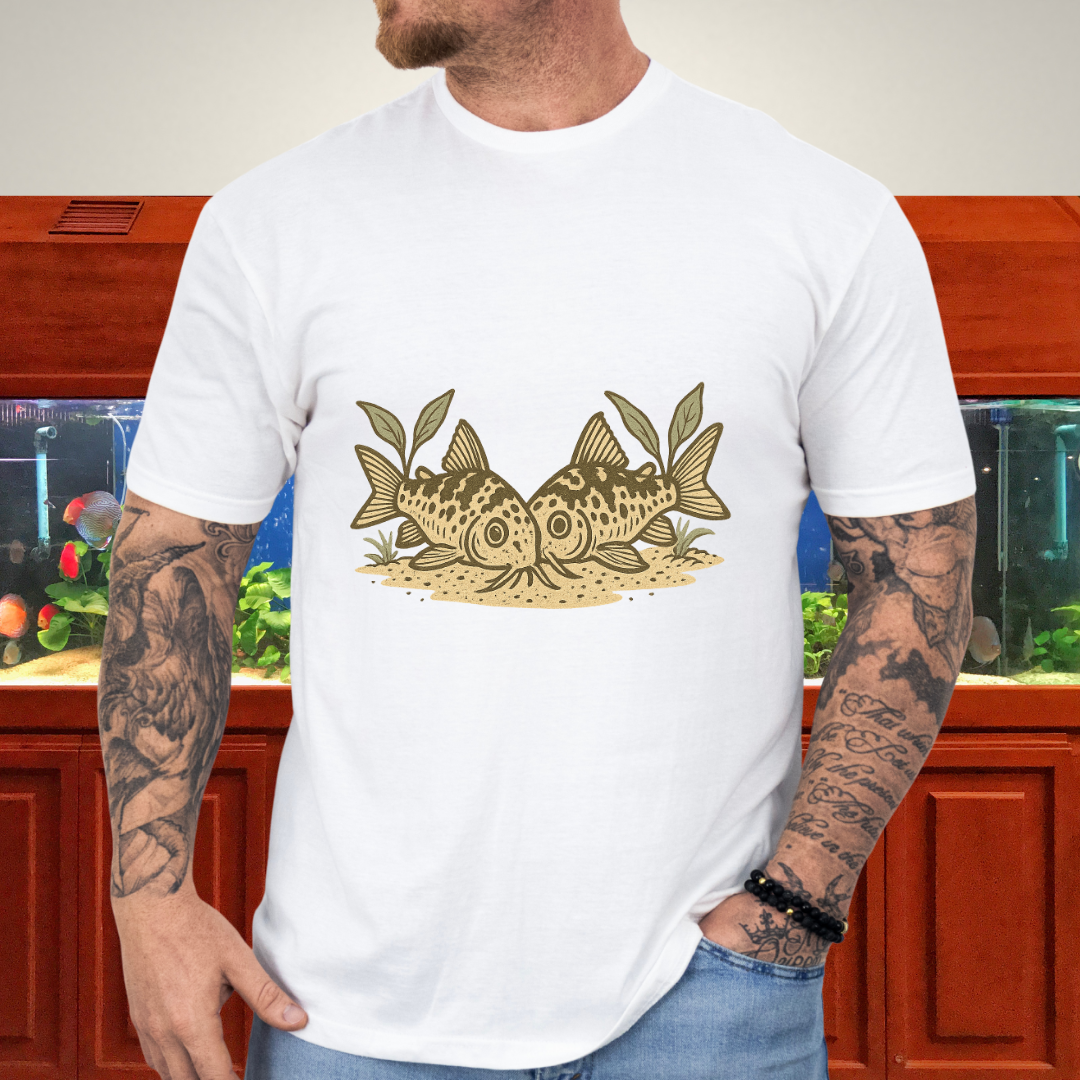 Salt and Pepper Cory Tee – Foraging Pair Nature Etching