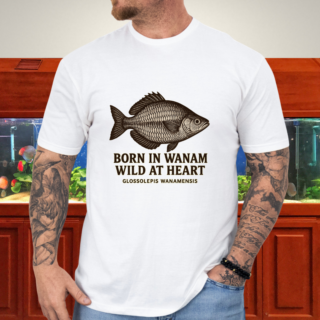 Born in Wanam Tee – Lake Wanam Rainbowfish Adventure Design