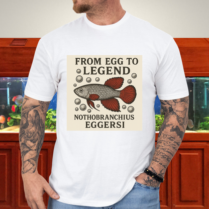 From Egg to Legend Tee – Eggersi Killifish Lithograph Design