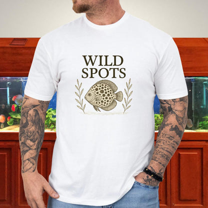 Wild Spots Leopard Discus Nature Sketch Tee-T-Shirt-Fish &amp; Friends Tees