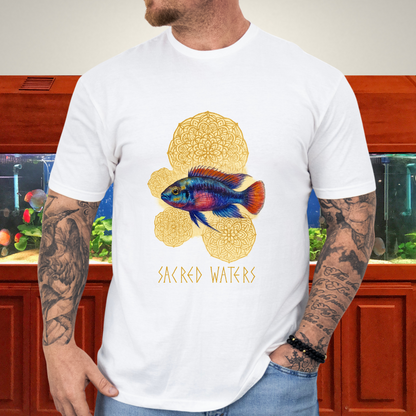 Sacred Waters Tee – Kribensis with Mandala Geometry Design