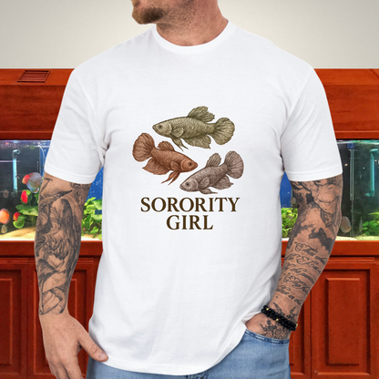 Female Betta Sorority Tee – Trio Design with Typography
