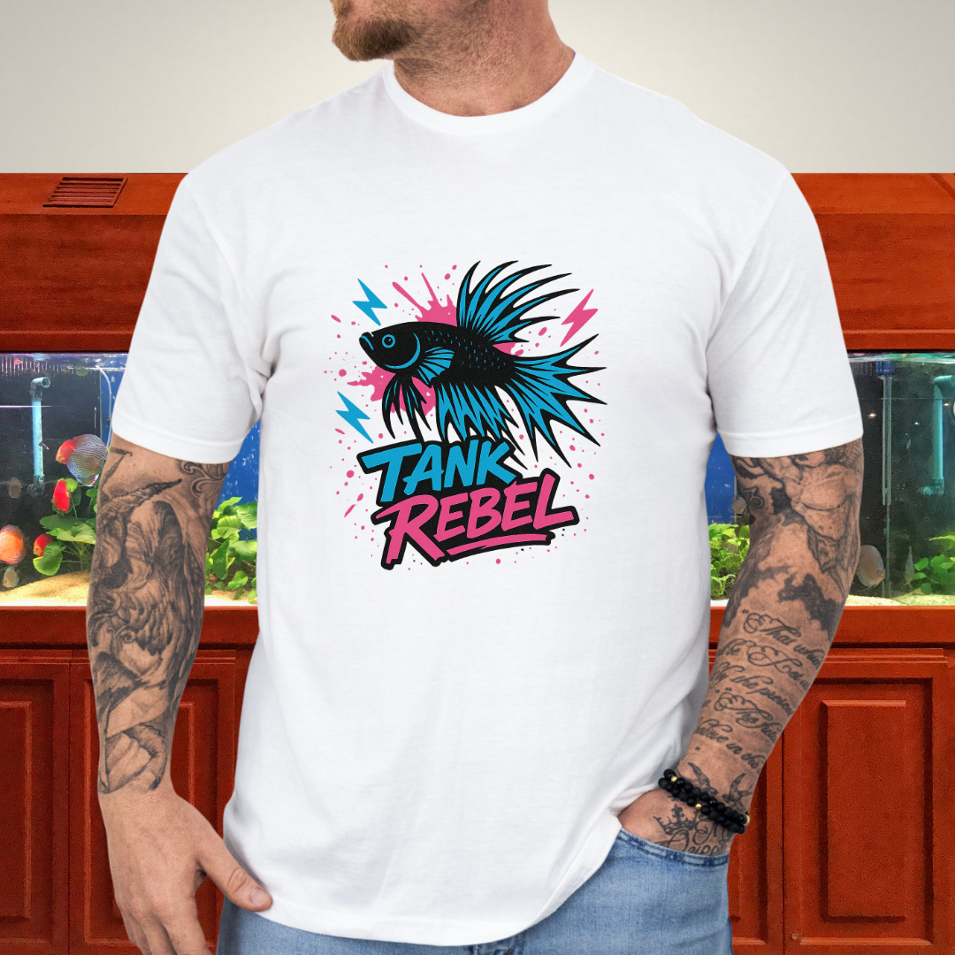 Tank Rebel Punk Betta Fish T-Shirt